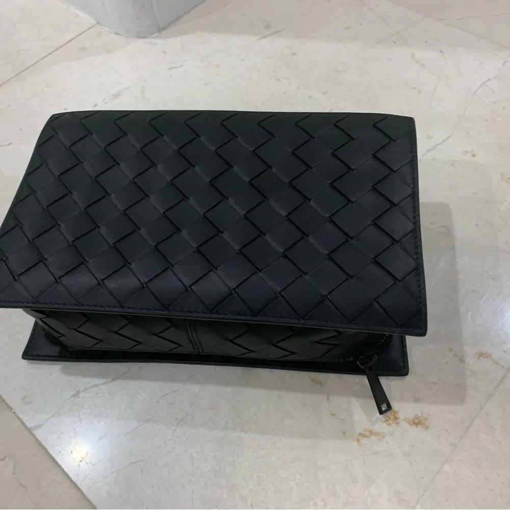 BOTTEGA VENETA ​Intrecciato Woven Leather Travel Case
